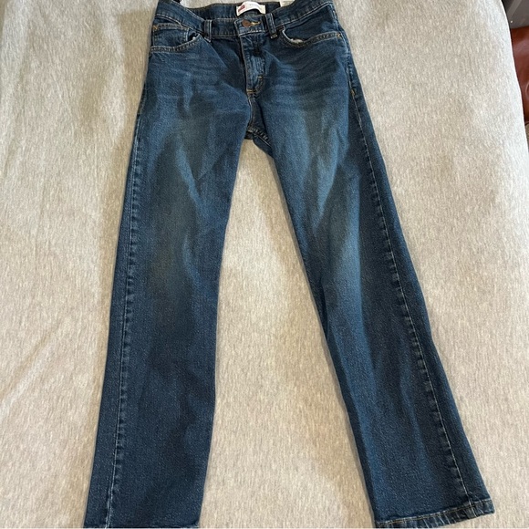 Wrangler Blue Straight-Leg Jeans - Girls 14 - Picture 1 of 6